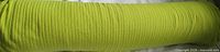 Full roll of apple-green ribbed fabric