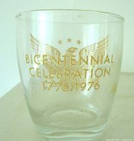 Front view showing Bicentennial Celebration text and eagle graphic