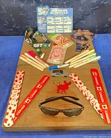 Overview of all items on board