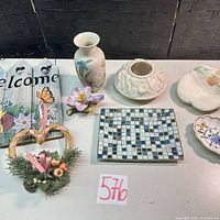Entire assortment laid out on table