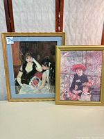 Front view both framed prints
