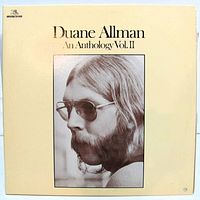 Front cover of Duane Allman An Anthology Vol. II gatefold LP