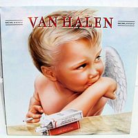 Front cover of Van Halen 1984 LP showing artwork and sleeve condition