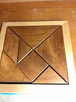 Tangram fully assembled in frame