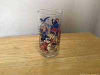 Full view showing Sorcerer Mickey side of glass