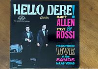 Front cover showing title, artists and label information