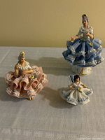 All three porcelain figurines group shot