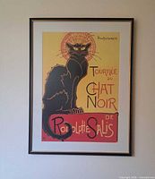 Front view of framed reproduction print