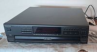 Front view of Technics 5-disc CD changer unit