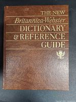 Front cover showing full title and brown hardcover texture