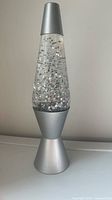 Full view glitter lava lamp with stars visible