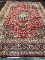 Full view of rug showing overall pattern and size