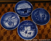 All four plates grouped for overview