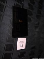 Tablet powering on showing Fire boot screen