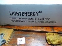 Box showing brand, model and description