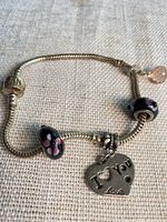 Full view of bracelet with all four charms displayed
