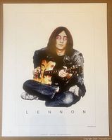 Front of John Lennon poster print