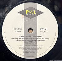 Side One label showing title, artists and catalog number