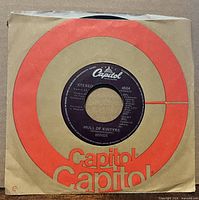 Record in Capitol target sleeve showing Mull of Kintyre label side