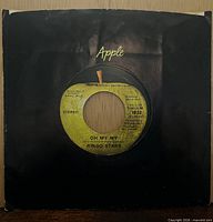 Record in sleeve showing A-side label