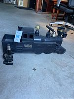 Overall view of Marx Pioneer 49 ride-on train and microscope