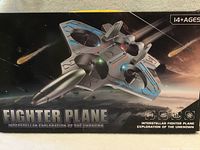 Front of box showing Fighter Plane artwork and features