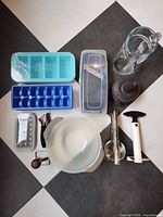 All items laid out for overview
