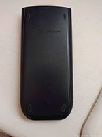Back of calculator with cover attached