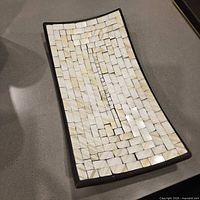 Top view of entire mosaic tray