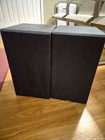 Front view of both Yamaha NS-694C speakers with grills attached