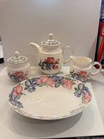 Group shot of all four Royal Doulton Lomond pieces