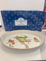 Dish with Royal Worcester box