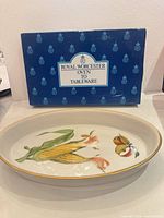 Baker with original box showing pattern and branding