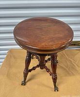 Full view of stool front angle