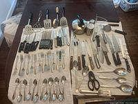 Full view of entire assortment laid out on table