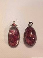 Both pendants front view