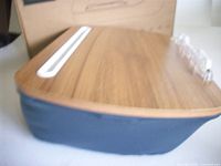 Side angle showing thickness and cushion base