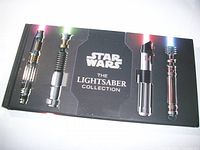 Front cover of Star Wars The Lightsaber Collection hardcover book