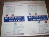 Entire uncut sheet with four card fronts visible