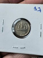 Obverse showing crowned design and “Sverige” legend