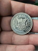 Obverse showing Town of Gananoque crest, text Incorporated 1892