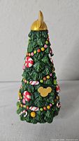 Front view of resin candy tree figurine