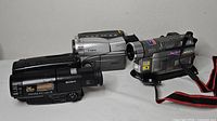 All three camcorders together