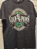 Full view of vintage Chicago White Sox Champions 1993 T-shirt