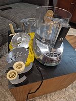 Motor base, discs, S-blade visible