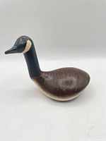 Front left view showing goose profile and painted finish