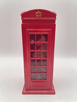 Front view of telephone box bank
