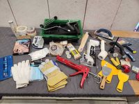 overview of all painting tools and accessories