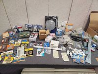Full table view of all packaged hardware and repair items