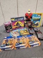 Group shot of entire lot on table